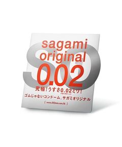 Презервативы полиуретановые Sagami 0.02, 1 шт 