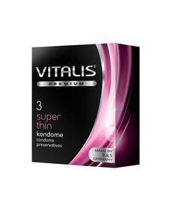 Презервативы ультратонкие Vitalis Super Thin, 3 шт 