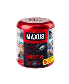 Презервативы ультратонкие Maxus Sensitive, 15 шт 