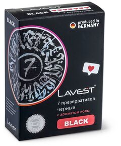 Презервативы LAVEST Black 7шт 