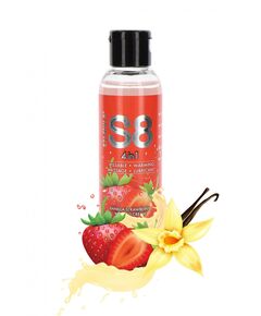 Гель-смазка 4в1 stimul8 Vanilla Strawberrry, 125 мл 