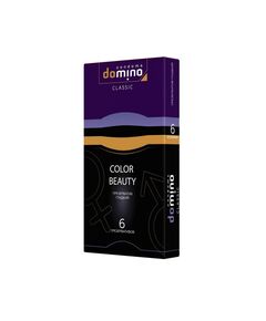 Презервативы DOMINO Classic, "Color Beauty", 6 шт. 