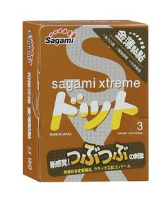 Презервативы Sagami Xtreme Feel UP латексные, усиливающие ощущения 3шт. 