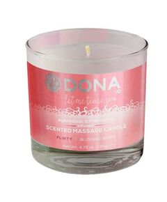 Массажная свеча с феромонами и афродизиаками "Флирт" DONA Scented Massage Candle Flirty Arom 