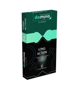 ПРЕЗЕРВАТИВЫ DOMINO CLASSIC LONG ACTION 6 штук 