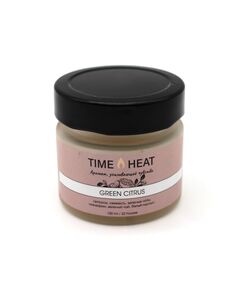 Свеча в банке "TIME HEAT" Зелёный цитрус, 100 мл 