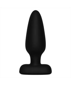 Анальный вибростимулятор Visual Rivet-RCT Black с пультом 