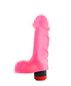 Вибромассажёр-реалистик в ламинате 16,5 см 