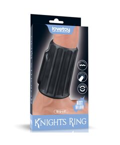 Вибрирующее кольцо насадка Ridge Knights (черное) 