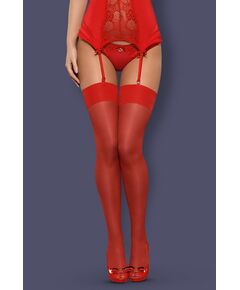 Красные чулки "S 800 stockings" 