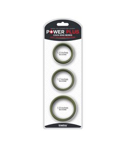 Набор эрекционных колец Power Plus, 3 шт 