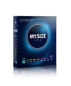 Презервативы классические MY.SIZE pro 45, 3 шт 
