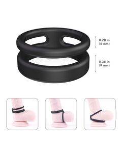 Двойное эрекционное кольцо "X-Ring" 