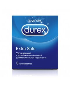 Презервативы Durex "Extra Safe" 3 шт. 