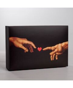Коробка складная "LOVE", 16 × 23 × 7.5 см 