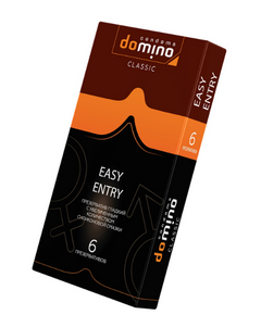 Презервативы DOMINO CLASSICS EASY ENTRY 6 штук 