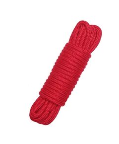 Красная веревка для шибари 10 метров 