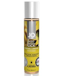 Вкусовой лубрикант Банан на водной основе JO Flavored Banana Lick 1oz (30 мл) 