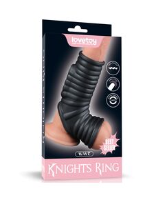 Вибрирующее спиральное кольцо Knights (черное) 