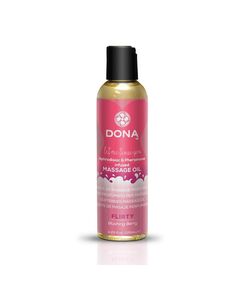 Массажное масло Scented Massage Oil Flirty «Красная Ягода», 110 мл 