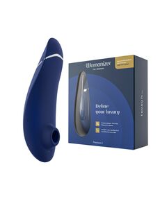 Бесконтактный клиторальный стимулятор Womanizer Premium 2 голубой, Расцветка: Синий 