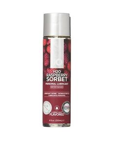 Вкусовой лубрикант Малина на водной основе JO Flavored Raspberry Sorbet, 120мл 