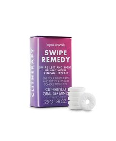 Bijoux Мятные конфетки, пластинки со вкусом ментола Swipe Remedy - Clitherapy Oral Sex Mint. 25г 