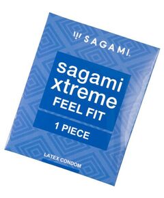 Презервативы Sagami Xtreme Feel Fit латексные, супероблегающие 1шт. 