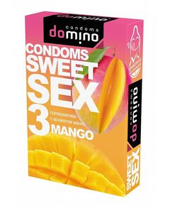 Презервативы Domino Sweetsex с ароматом манго, 3 шт 