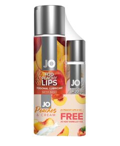 Набор из лубрикантов JO Peachy Lips (120мл.) и JO H2O Vanilla (30мл.) 