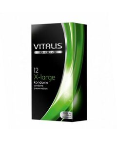 Презервативы увеличенного размера Vitalis "X-Large", 12 шт 