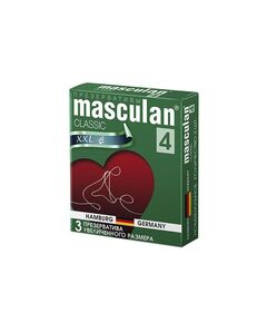 Презервативы увеличенного размера Masculan 4 Classic, 3 шт 