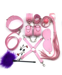 БДСМ набор 9 предметов, розовый 
