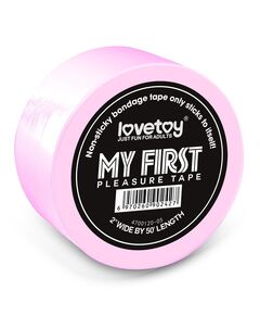 Бондажный скотч My First Non Sticky Bondage Tape нежно-розовый 15м 