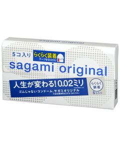 Презервативы полиуретановые Sagami Quick 0.02, 5 шт 
