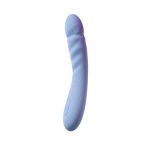 Интерактивный вибромассажер Ava Neo Cornflower Blue с функцией пенетрации 