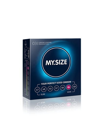 Презервативы увеличенного размера MY.SIZE 64, 3 шт 