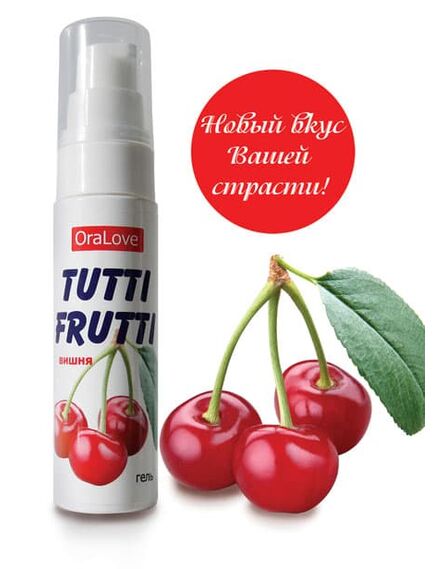 ГЕЛЬ "TUTTI-FRUTTI ВИШНЯ" серии "OraLove" 30г 