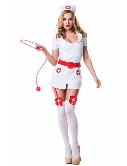 Костюм «Похотливая медсестра», M/L, Выберите размер : M/L , изображение 4