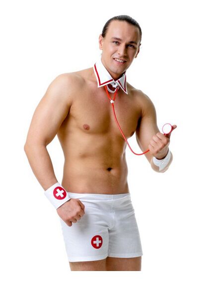 Мужской костюм "Медбрат", L 