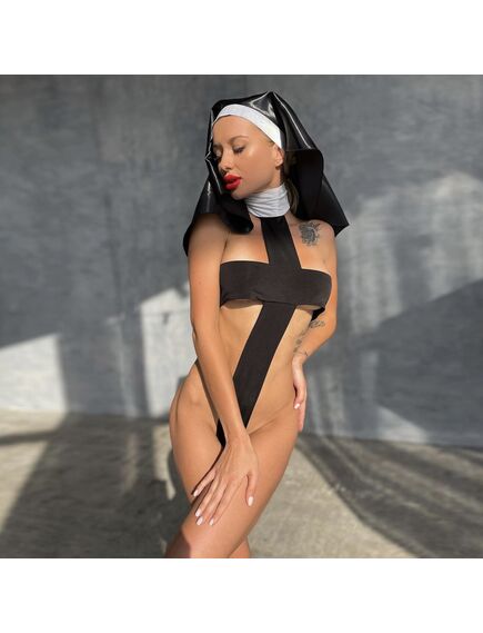 Костюм «Монашка», XS/S, Выберите размер : XS/S , изображение 6