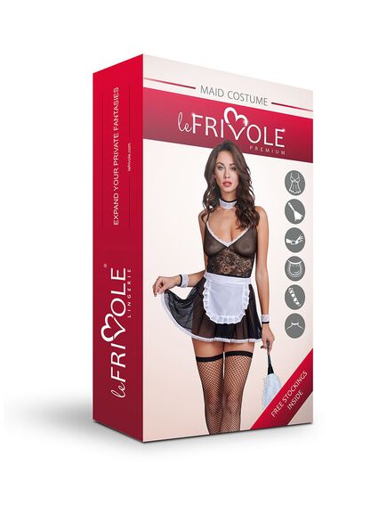 Костюм «Откровенной домработницы», S/M, Выберите размер : S/M , изображение 2