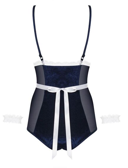 Ролевой костюм-боди игривой горничной "MAID" S/M, Выберите размер : S/M , изображение 3