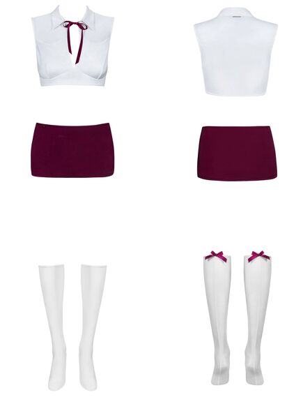 Ролевой костюм студентки "STUDENT" L/XL, Выберите размер : L/XL , изображение 2