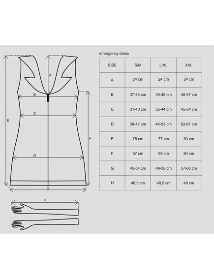 Ролевой костюм медсестры Emergency Dress, S/M , изображение 4