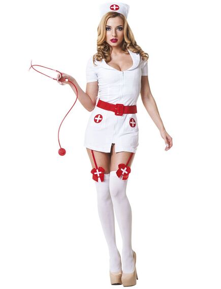 Костюм «Похотливая медсестра», L/XL, Выберите размер : L/XL 