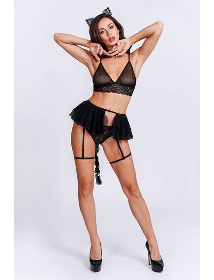 Костюм «Игривой кошечки», M/L, Выберите размер : M/L , изображение 2