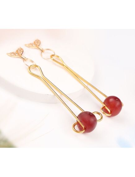 Зажимы на соски золотого цвета с "бриллиантиками" , изображение 2