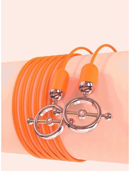 Зажимы для сосков с вибрацией FORBIDDEN LOCK , изображение 5