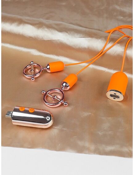 Зажимы для сосков с вибрацией FORBIDDEN LOCK , изображение 8